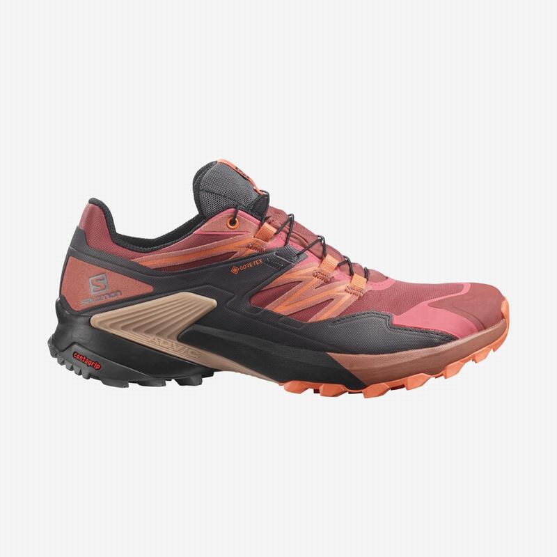 Zapatillas Trail Running Salomon Mujer Rojas / Negras - Salomon Argentina WINGS SKY GORE-TEX ,680294